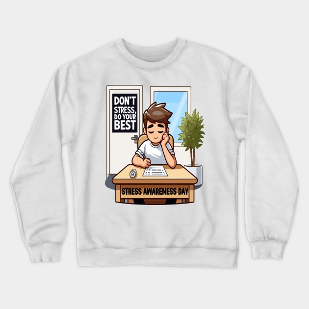 Calm Focus Crewneck Sweatshirt by maknatess